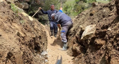 Akyarı’nın isale  hattı yenileniyor