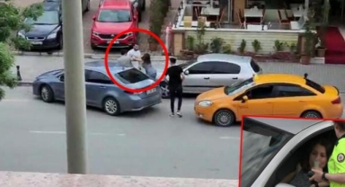 Alkollü halde araçlarına çarptığı sürücülere saldırdı