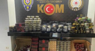 Antalya polisinden kaçakçılık operasyonu