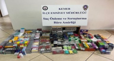 Antalya'da gümrük kaçağı tütün ürünleri ve elektronik sigara ele geçirildi