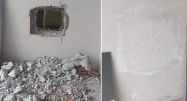 Avcılar'da bankayı soymak için yan tarafta bulunan iş yerinin duvarını deldi