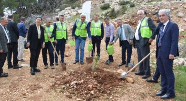 BAİB, mermer ocağını rehabilite ederek, ağaçlandırdı