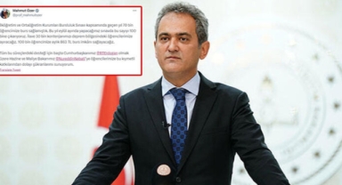 Bakan Özer: 100 bin öğrenciye aylık 863 TL burs vereceğiz