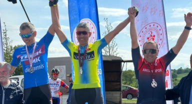 Bisikletçiler  mutlu döndü