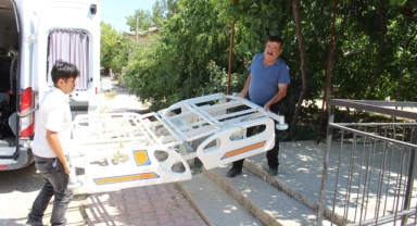 BÜYÜKŞEHİR’DEN hasta yatağı desteği