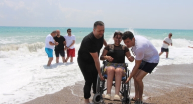 Engelliler ve aileleri denizle buluşturuldu
