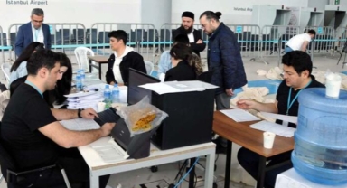 İstanbul Havalimanı'nda kullanılan oyların oranları