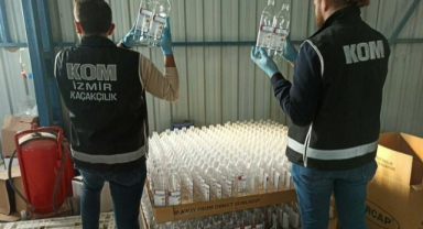 İzmir'de 30 ton sahte etil alkol ele geçirildi
