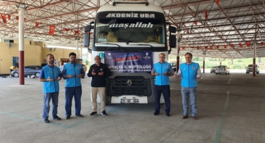 Kahramanmaraş'a  TIR’la gıda gönderildi