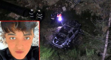 Kazada alev alan otomobildeki çocuk öldü, 9 yaralıdan 3'ünün durumu ağır