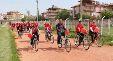 Korkuteli'de bisiklet turu