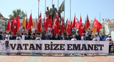 Manavgat'ta 19 Mayıs coşkuyla kutlandı