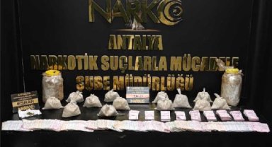 Narkotik polisi nisan ayında 68 kilo uyuşturucu ele geçirdi