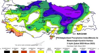 Nisanda yağışlar yüzde 254 arttı, kuraklık haritası yeşile döndü
