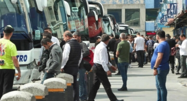 Otogarda 2'nci tur hareketliliği