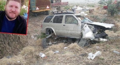 Otomobil, şarampole devrildi; sürücü öldü