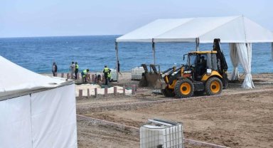 Plaj hentbolu hazırlıkları sürüyor