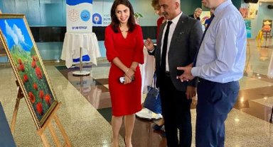 Rengârenk eserler sergide