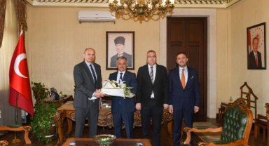 SGK heyetinden Vali Yazıcı'ya ziyaret