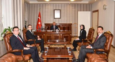 Vali Yazıcı, kaymakam adaylarını kabul etti