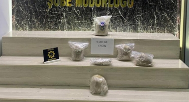Yolcu otobüsünde 9 kilo eroin ele geçirildi