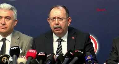 YSK Başkanı Yener açılan sandık sonuçlarına ilişkin açıklama yaptı