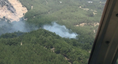 Antalya'da çıkan orman yangını söndürüldü