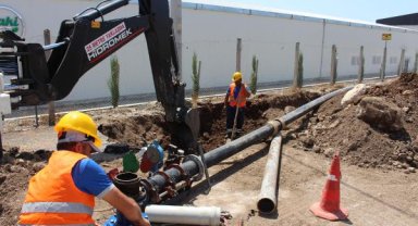 ASAT, Beykonak ve Mavikent'te şebeke borularını yeniliyor