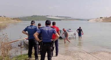 Barajda cesedi bulundu