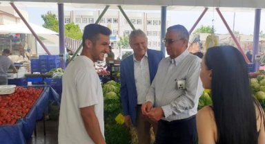 Başkan Topaloğlu, Kuzdere pazarında