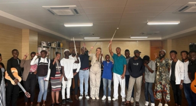 Bayramoğulları, Mozambik'te gençlere konser verdi