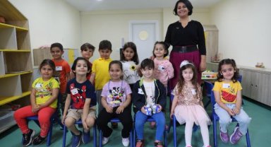 Büyükşehir Güzeloba kreşinde eğitim başladı