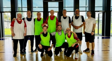 Cumhurbaşkanı Erdoğan basketbol maçı yaptı