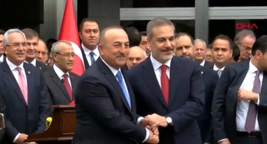 Dışişleri Bakanı Hakan Fidan, görevi Mevlüt Çavuşoğlu'ndan devraldı