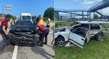 Galatasaraylı futbolcu Barış Alper Yılmaz, Giresun'da trafik kazası geçirdi