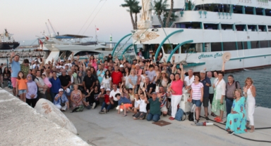 Gazeteciler yat turuna çıktı