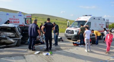 Kaza, emniyet şeridinde meydana geldi