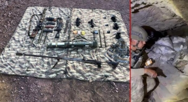 Pençe Operasyonu bölgelerinde PKK'ya ait silah ve mühimmat ele geçirildi