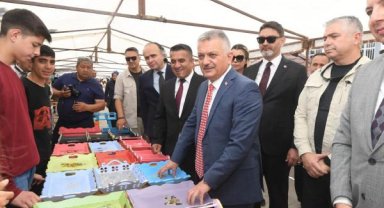 Vali Yazıcı, Korkuteli Eğitim Şenliği'nde