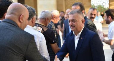 Valilikten bayramlaşma töreni