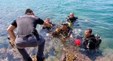 YATLİMANI’NDA SUALTI TEMİZLİĞİ
