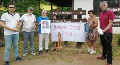 Zeytinpark'ta çevreci eserler