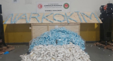 427 kilogram metamfetamin ele geçirildi