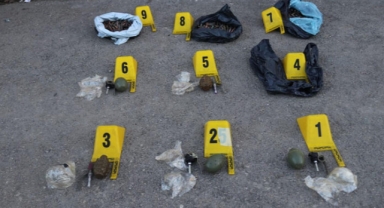 5 el bombası ile 489 silah fişeği ele geçirildi; 2 DEAŞ şüphelisi gözaltında