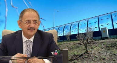 ' 54 bin 348 metrekare gürültü bariyerinin yapımına da devam ediyoruz'