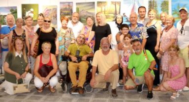 65 yaş üstü Antalya'da eserlerini sergiledi