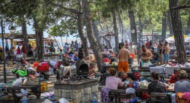 9 günde mesire alanlarına 131 bin kişi giriş yaptı