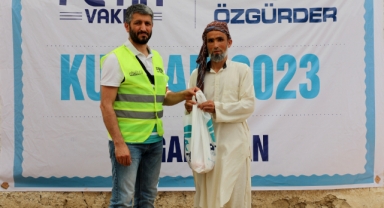 Afganistan'daki ihtiyaç sahibi 15 bin aileye kurban yardımı