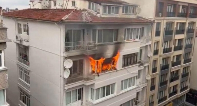 Alevlerle uyandılar