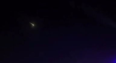 Antalya'ya meteor düştü
